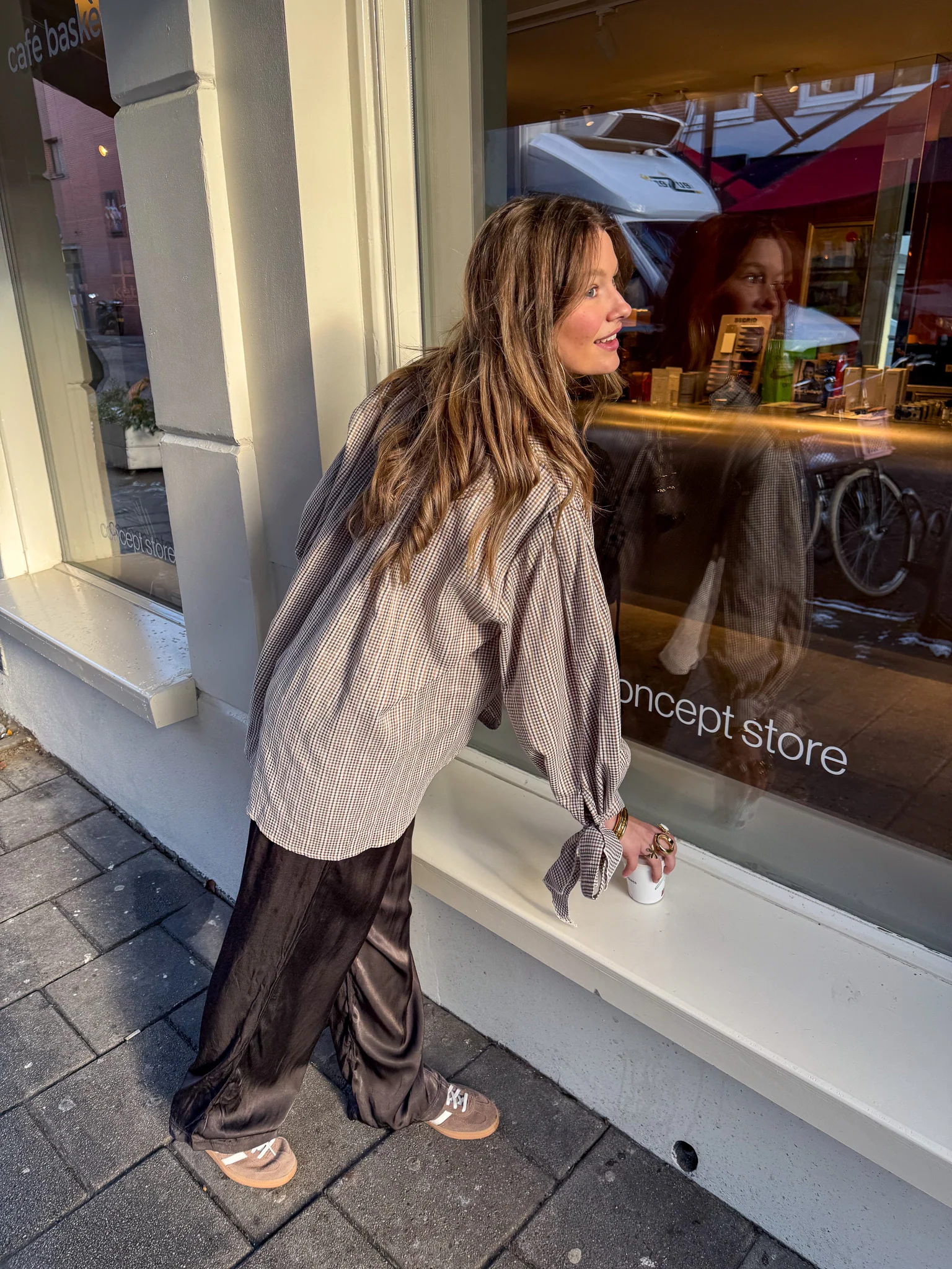 Reims Soft Blouse Bruin - Image 5
