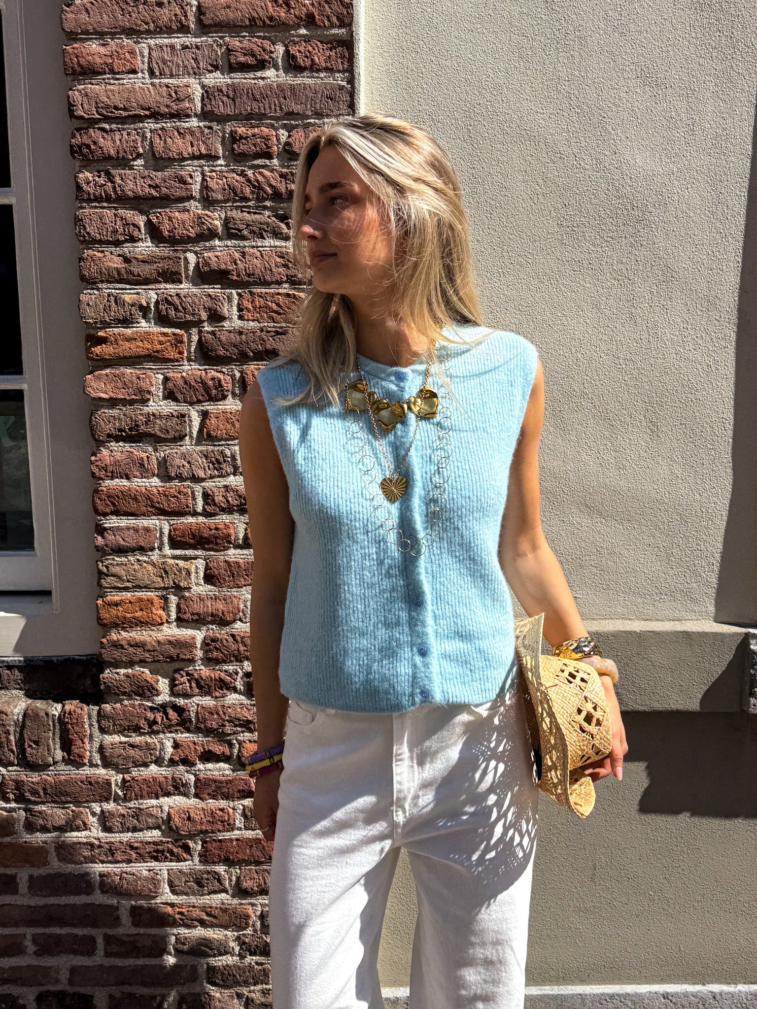 Rox Gilet Licht Blauw - Image 3