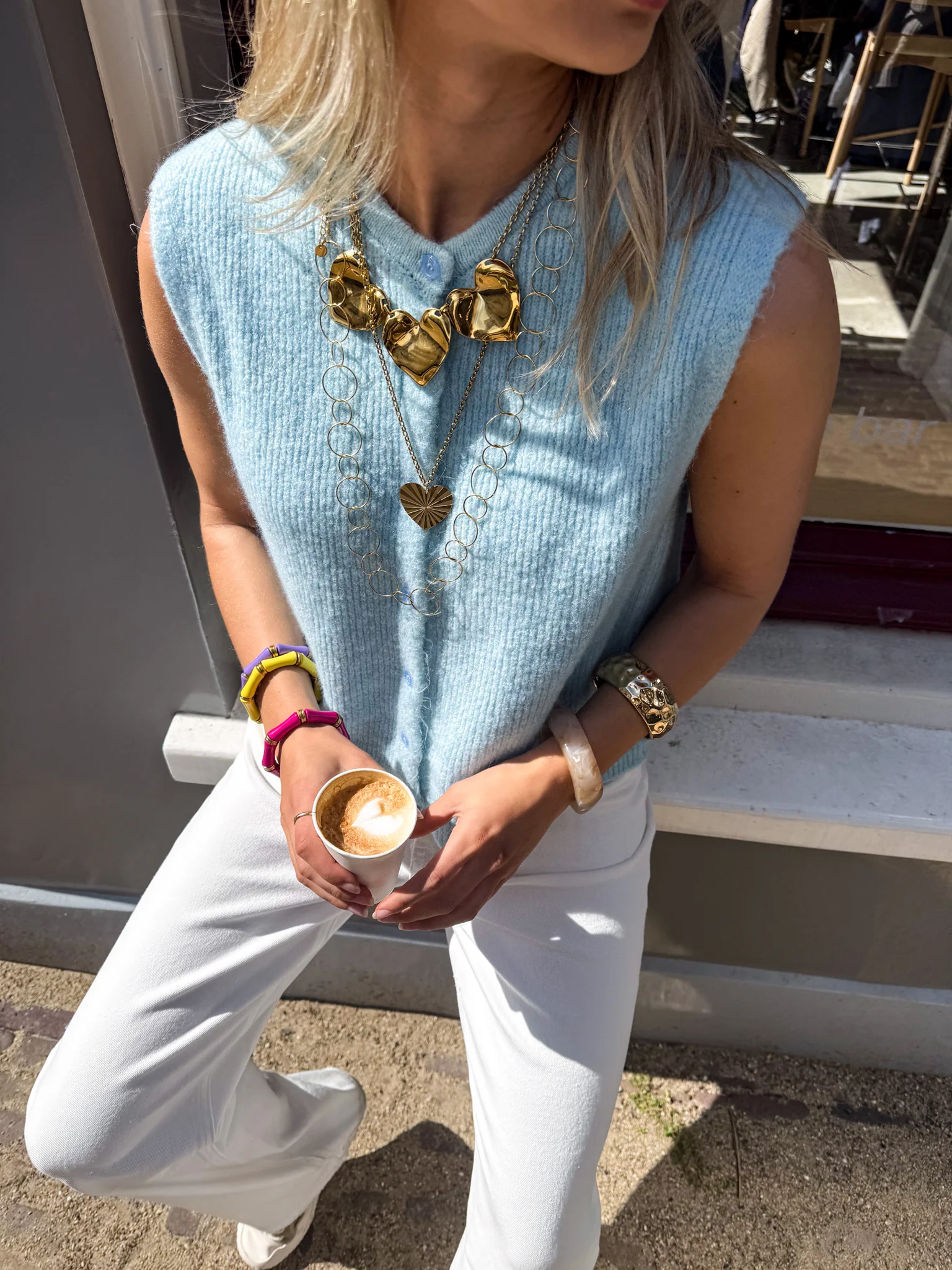 Rox Gilet Licht Blauw - Image 6