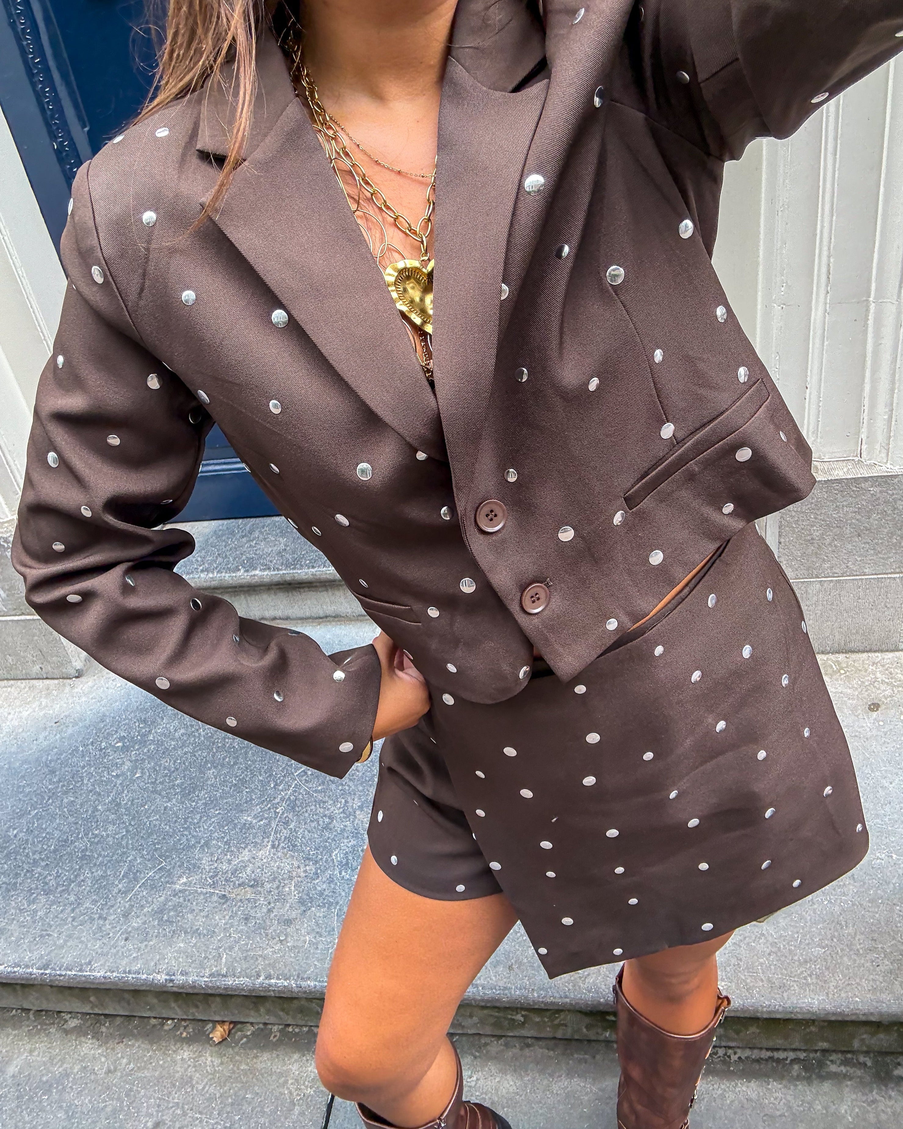 Saar Blazer Bruin