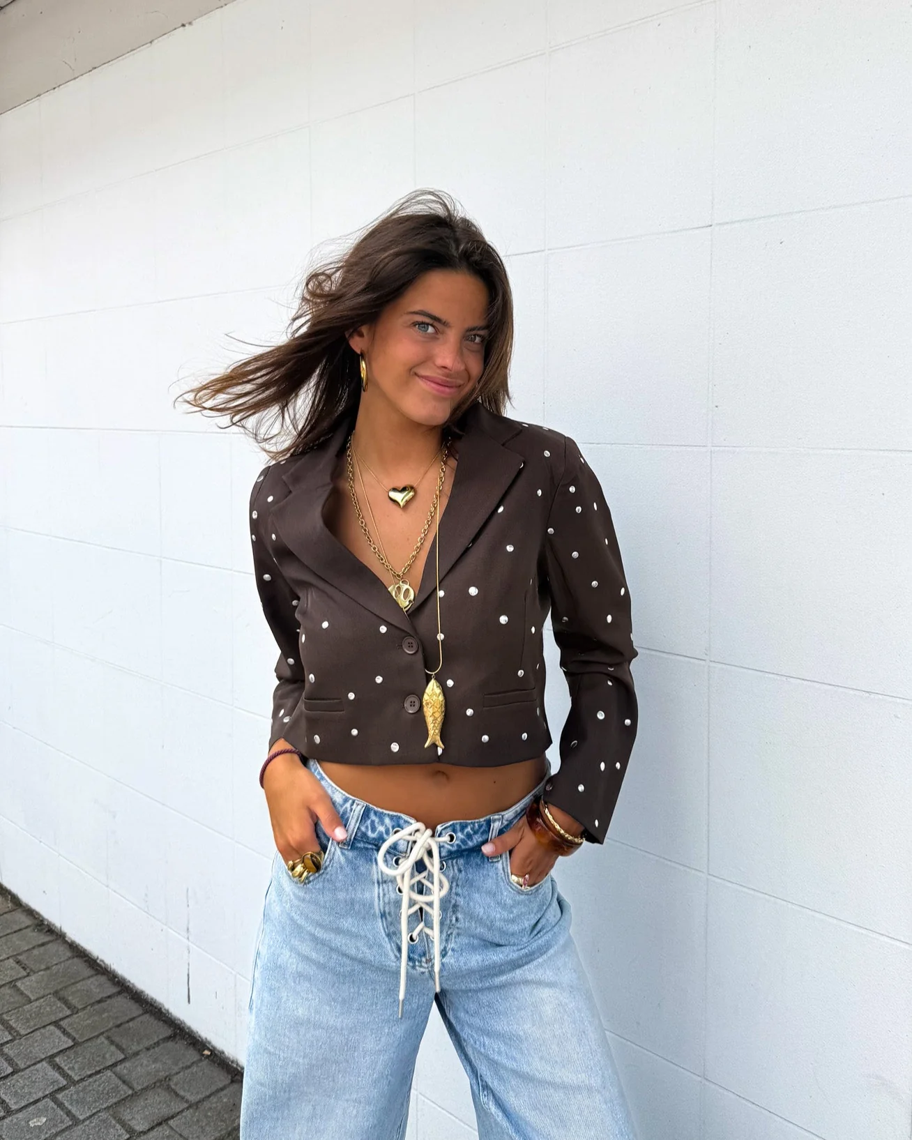 Saar Blazer Bruin - Image 2