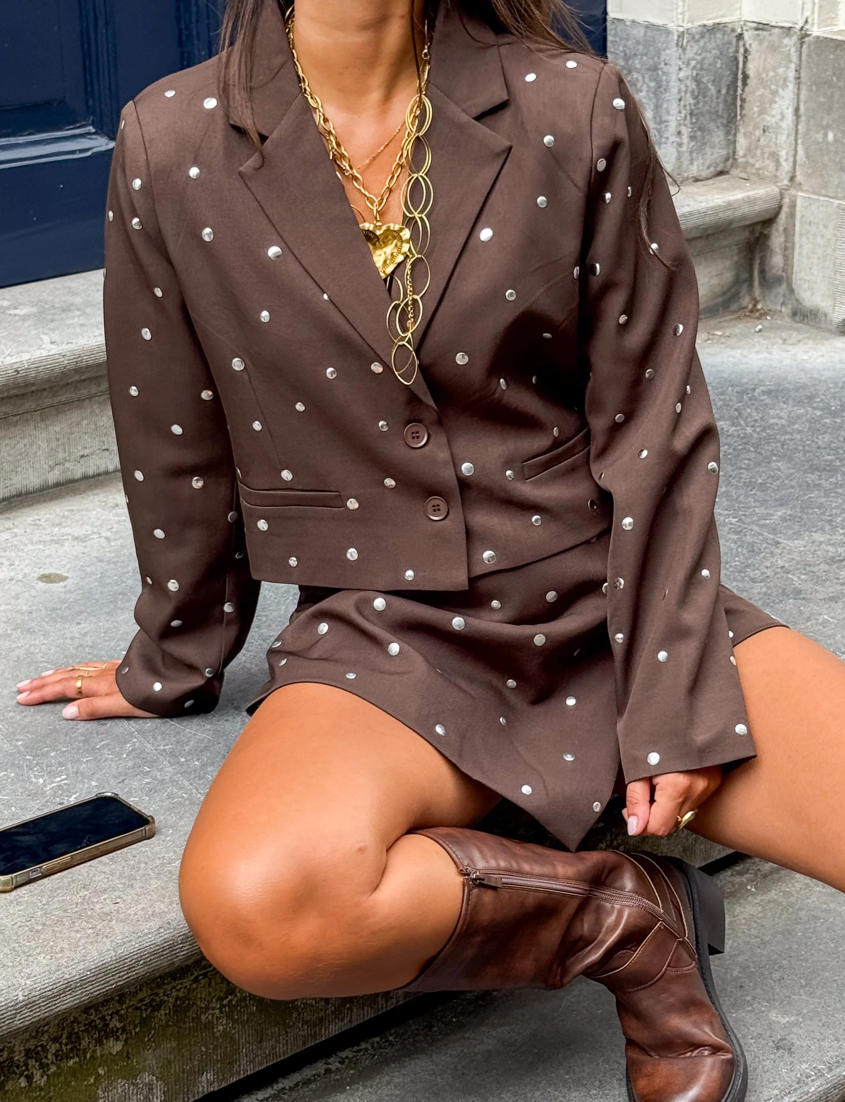 Saar Blazer Bruin - Image 7