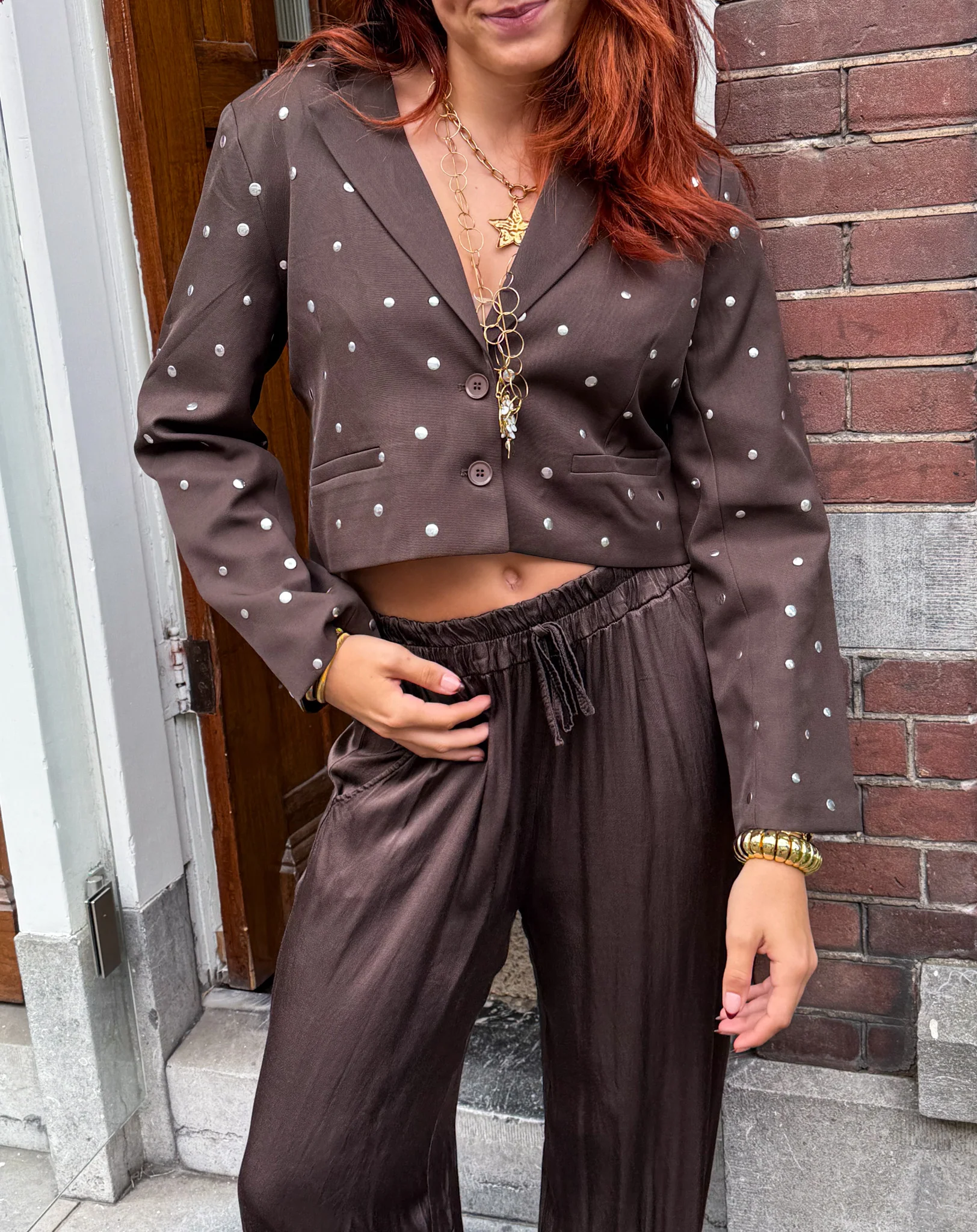 Saar Blazer Bruin - Image 8