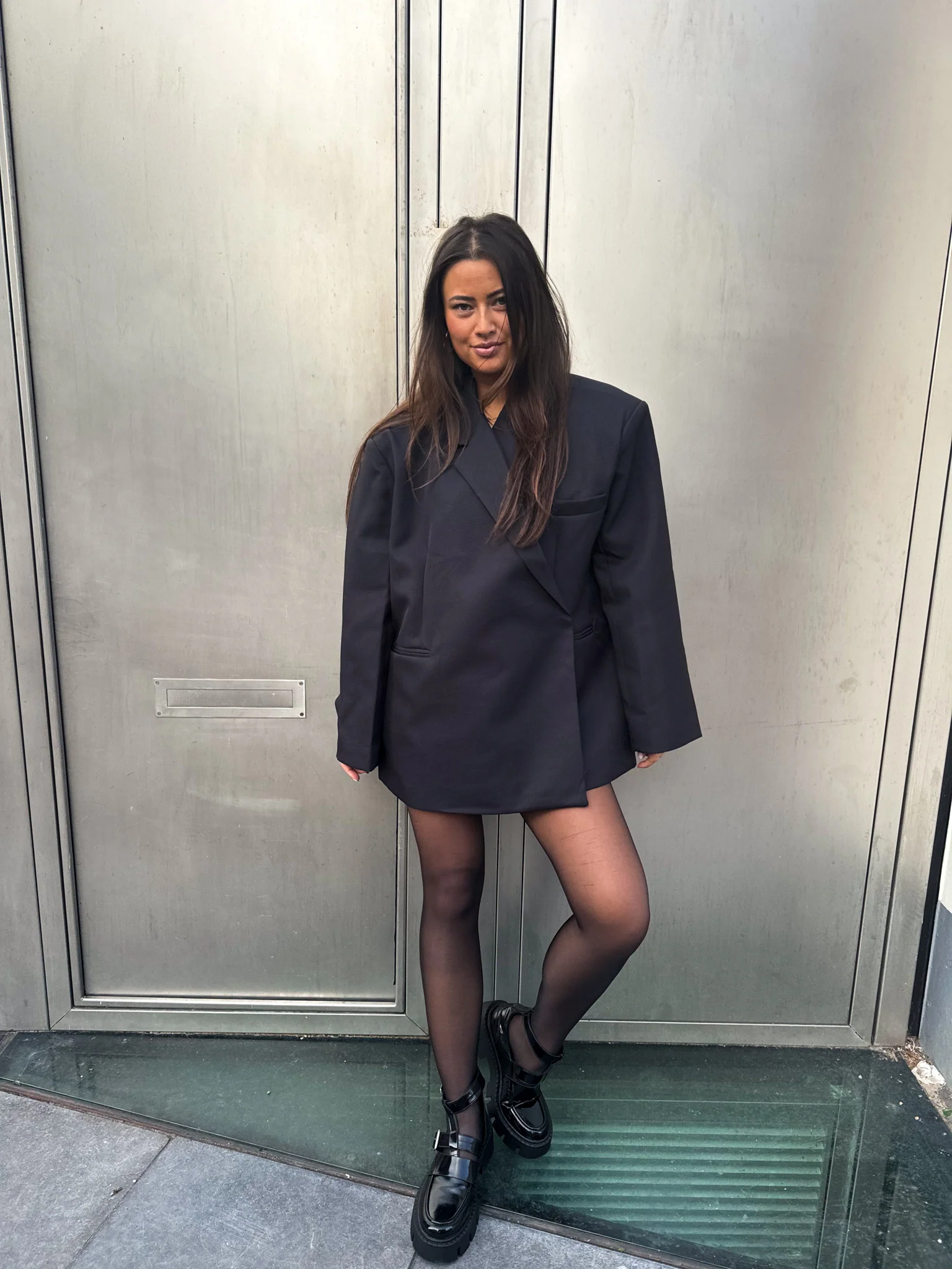 Saint Oversized Blazer Zwart - Image 5