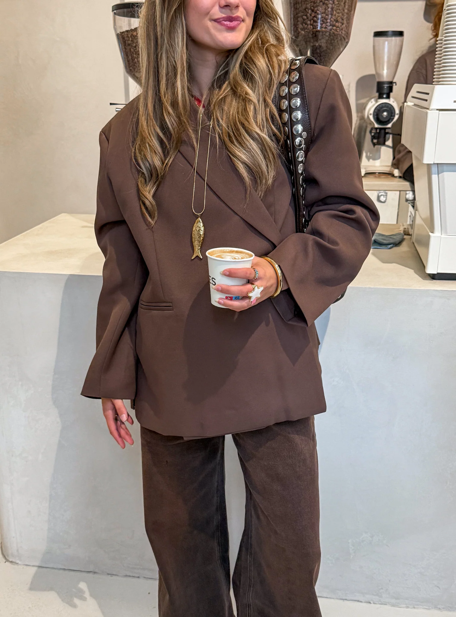 Saint Oversized Blazer Bruin - Image 5