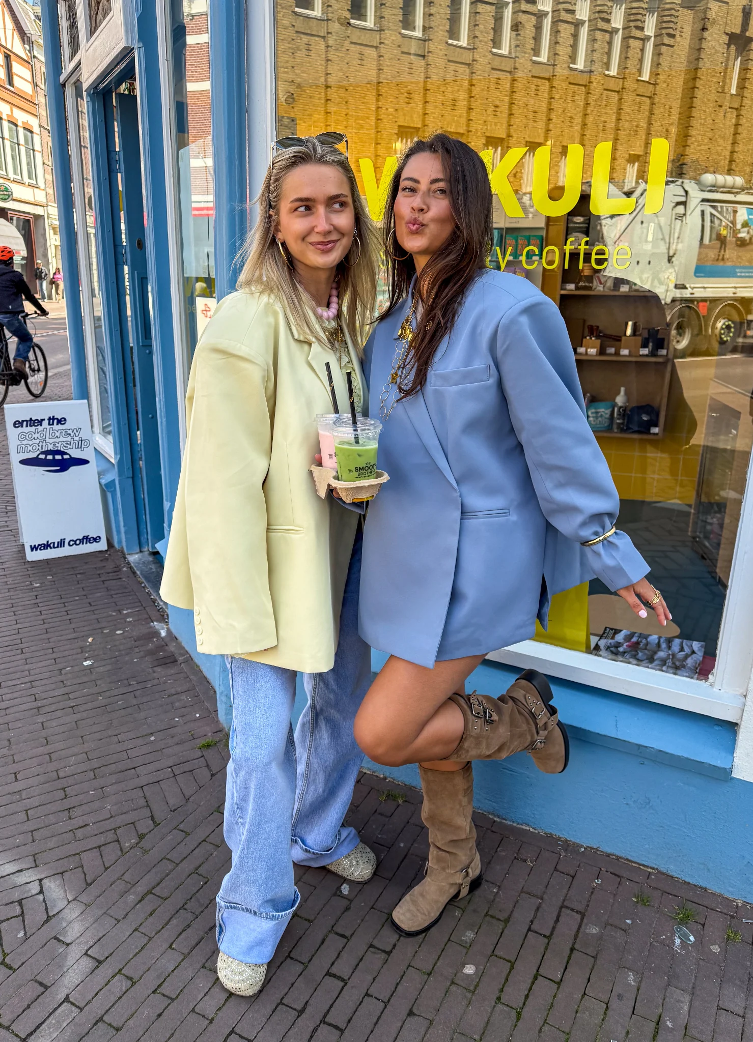Saint Oversized Blazer Lichtgeel - Image 5