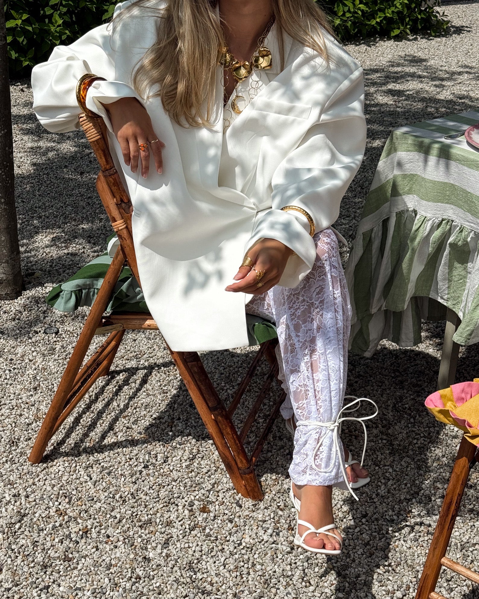 Saint Oversized Blazer Wit - Image 3