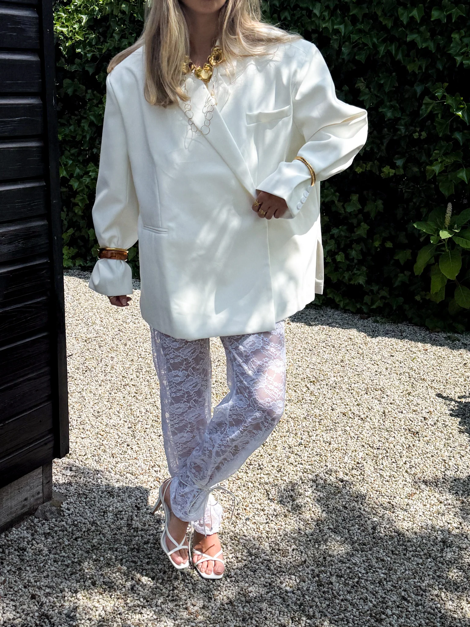 Saint Oversized Blazer Wit - Image 6