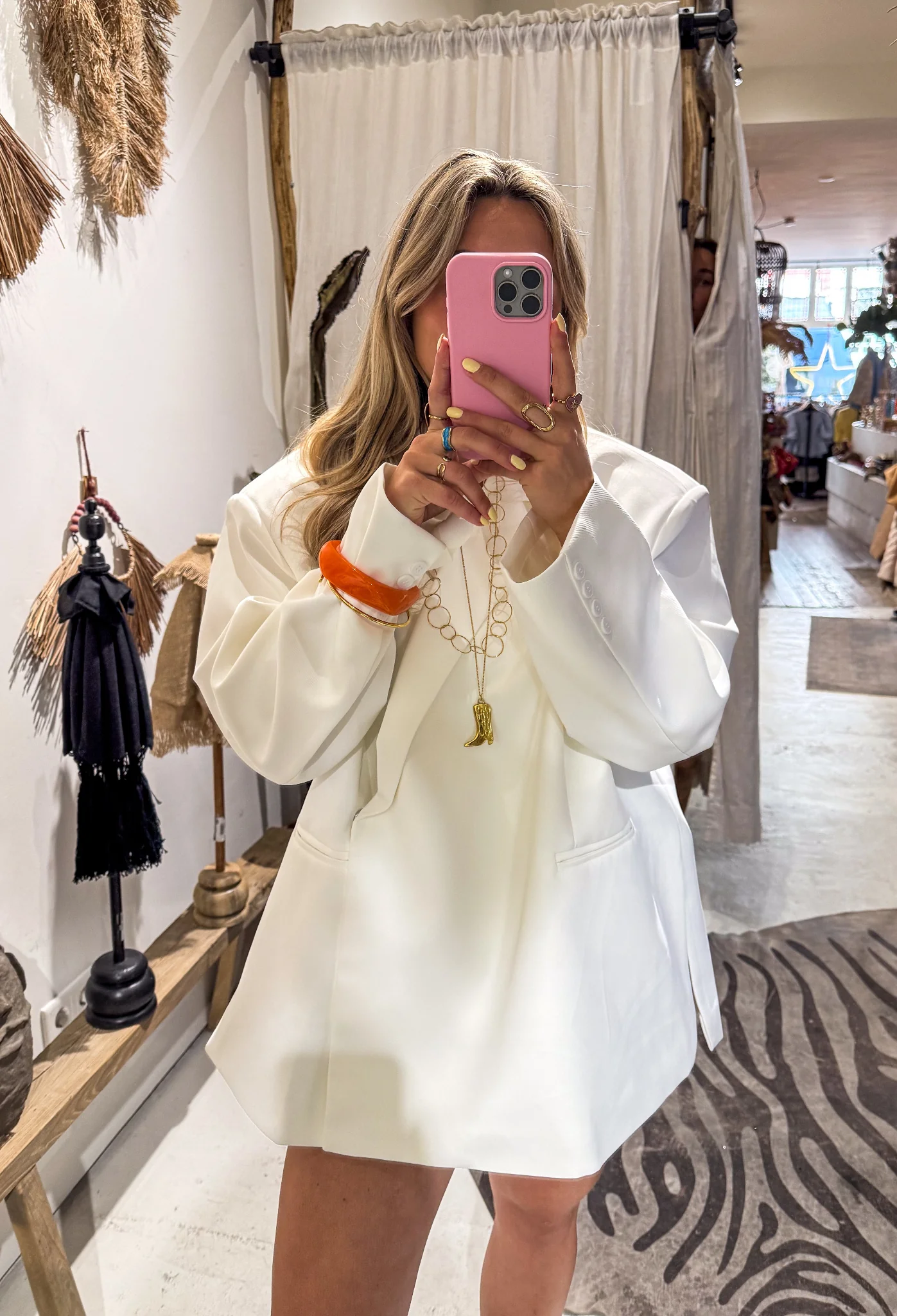 Saint Oversized Blazer Wit - Image 9