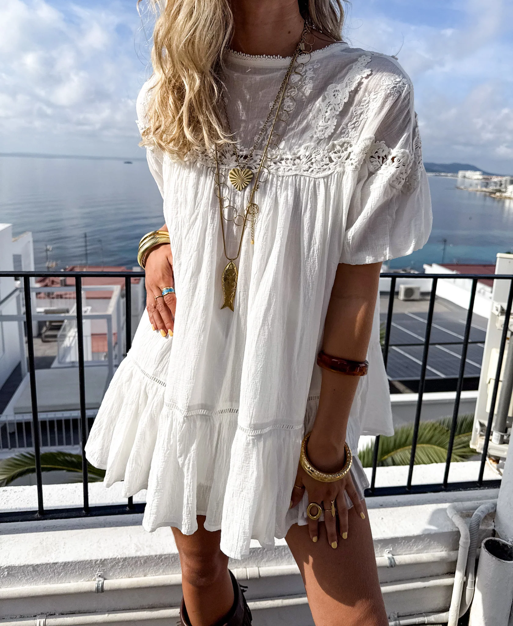 Salina Jurk Wit - petite - Image 7