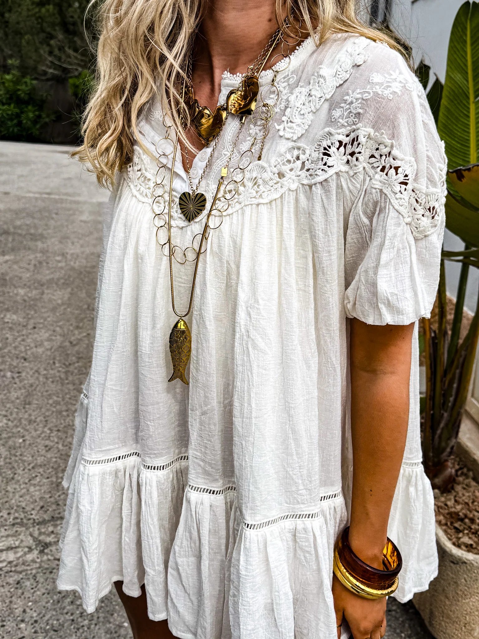 Salina Jurk Wit - petite - Image 9