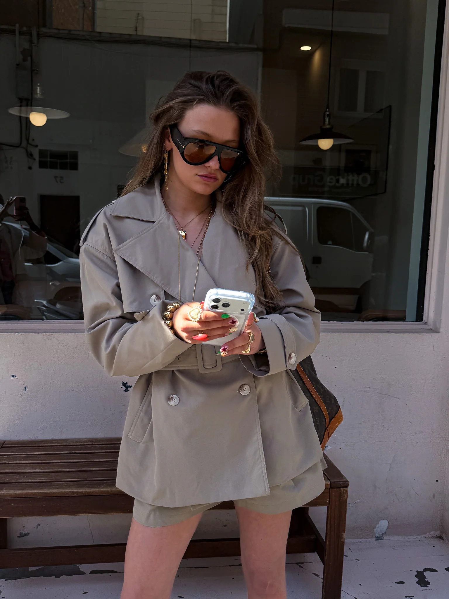 Scotty Trenchcoat Khaki - Image 6