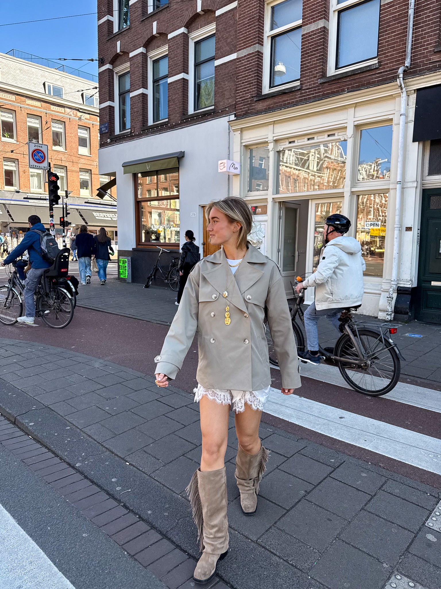 Scotty Trenchcoat Khaki - Image 8