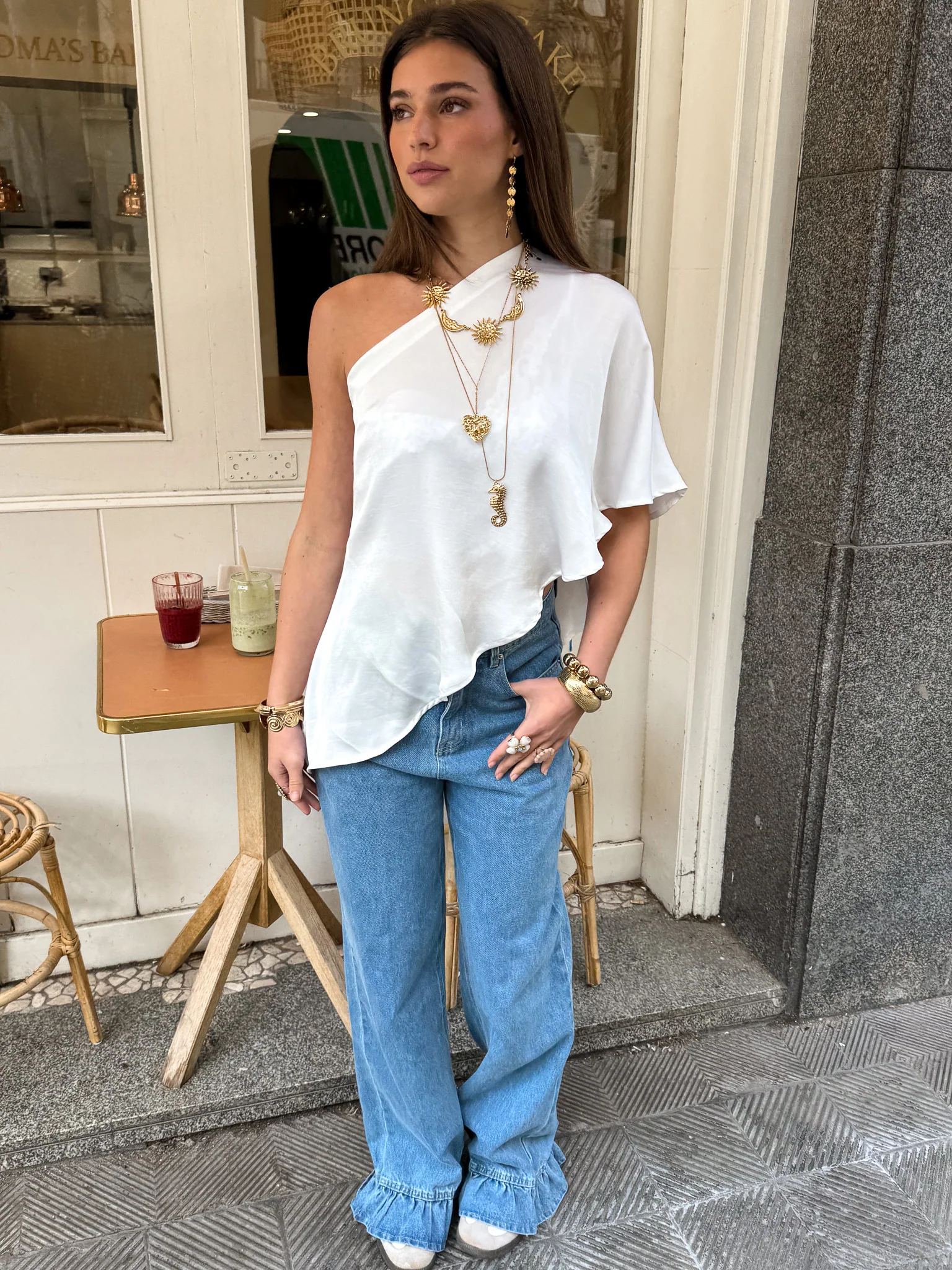 Sem One Shoulder Top Wit - Image 7