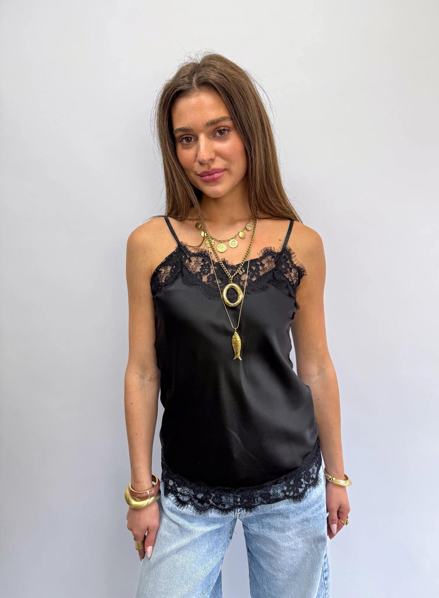 Sensa Lace Top Zwart - Image 4