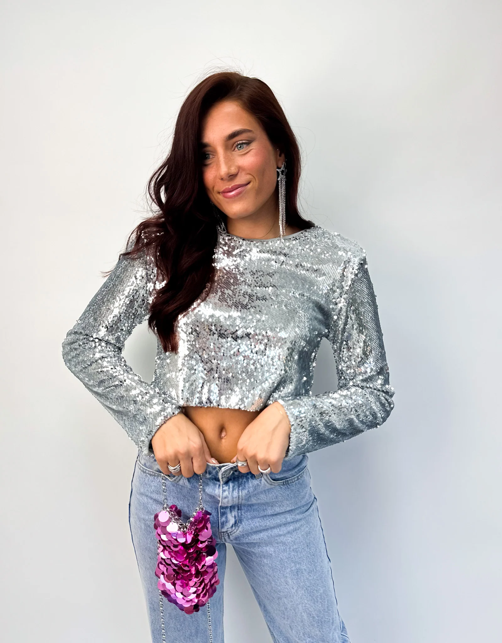 Shimmering Sky Top Zilver - Image 4