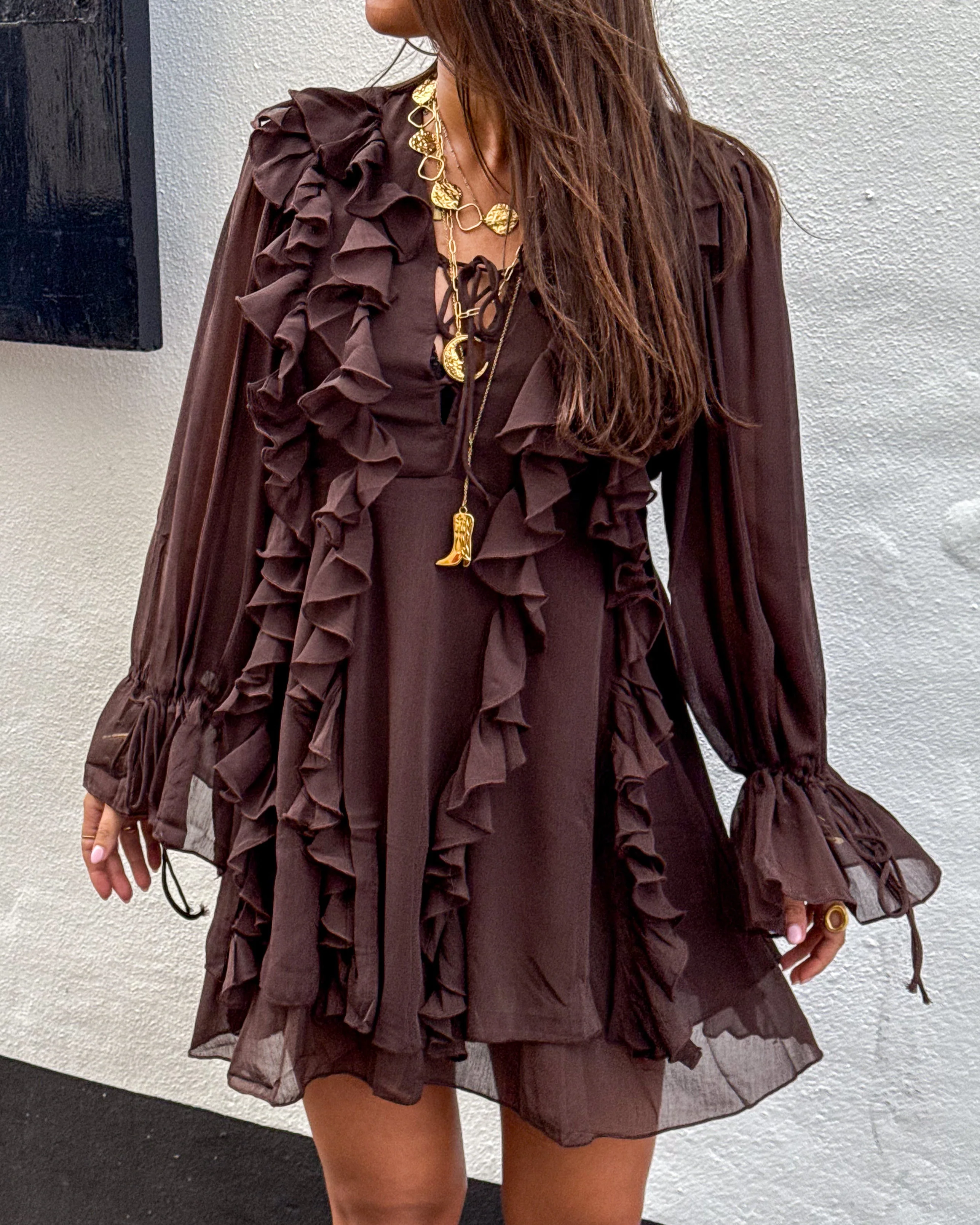 Sienna Jurk Bruin