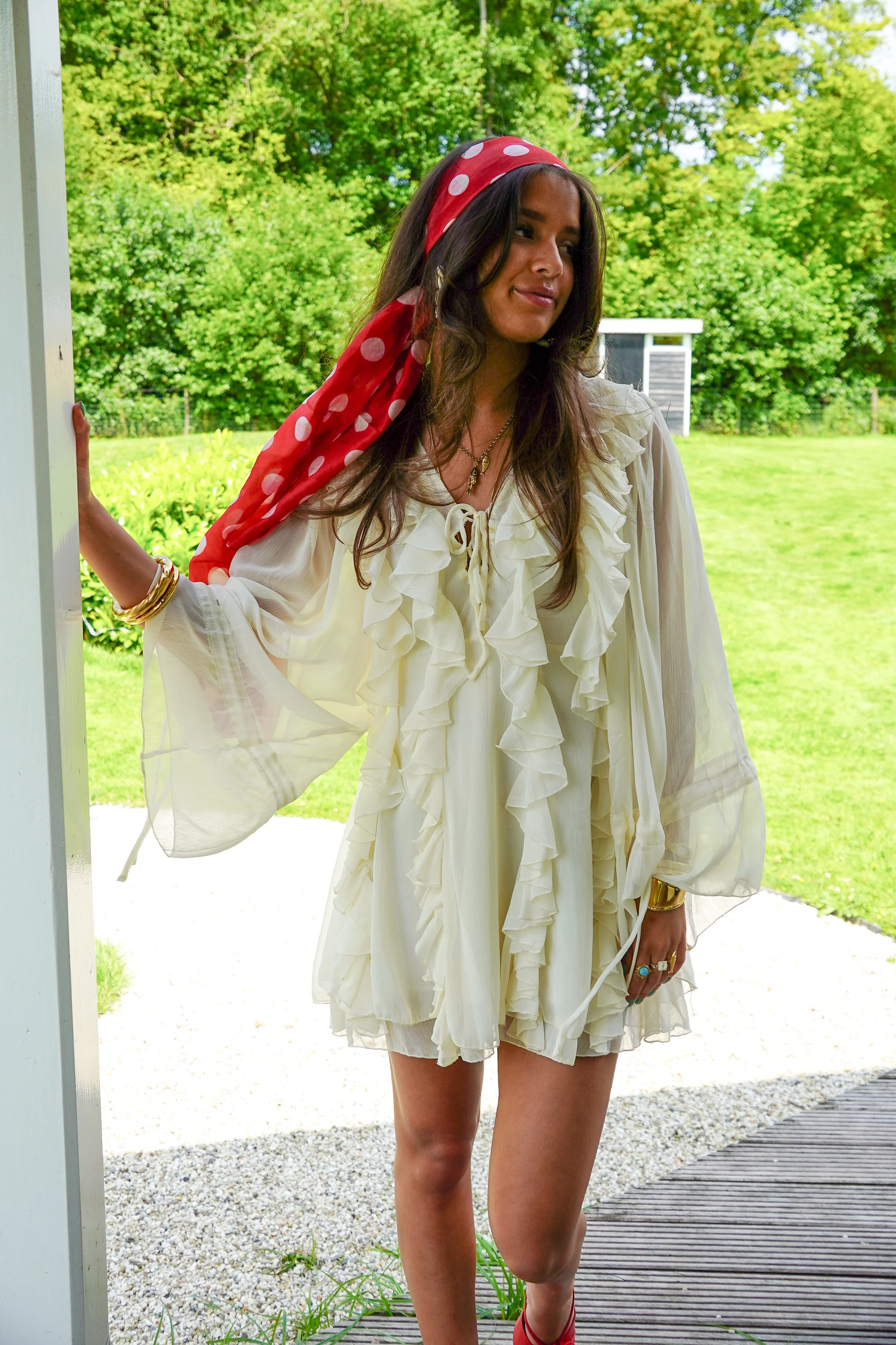 Sienna Jurk Creme - Image 11