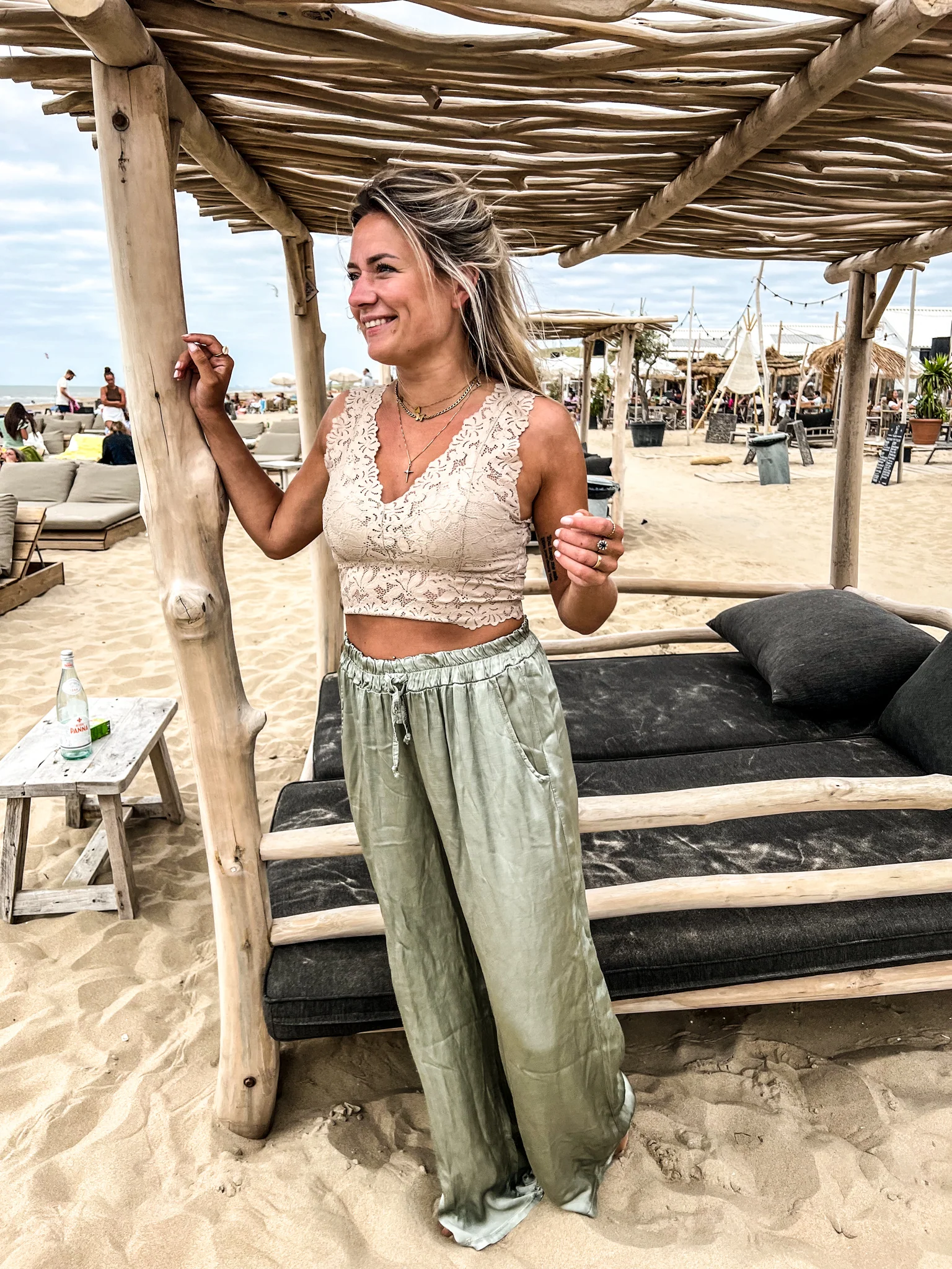 Slice of heaven Pantalon Olijf Groen - Image 7