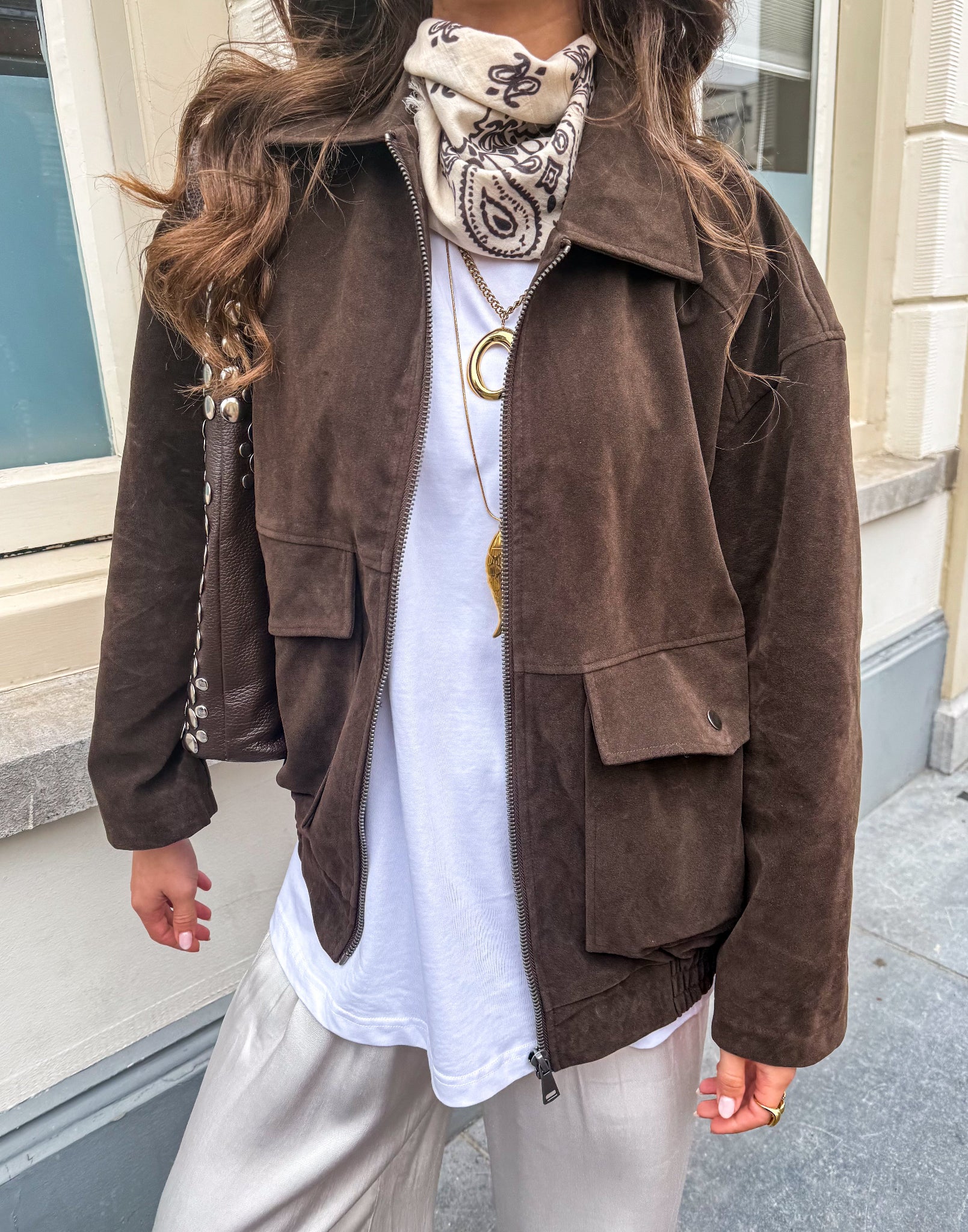 Soul Suede Jacket Bruin - Image 7