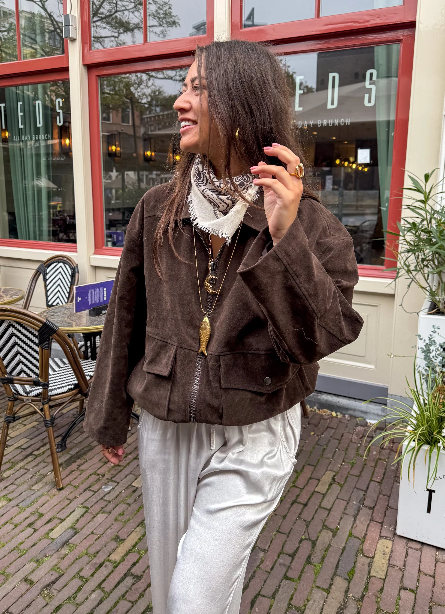 Soul Suede Jacket Bruin - Image 9
