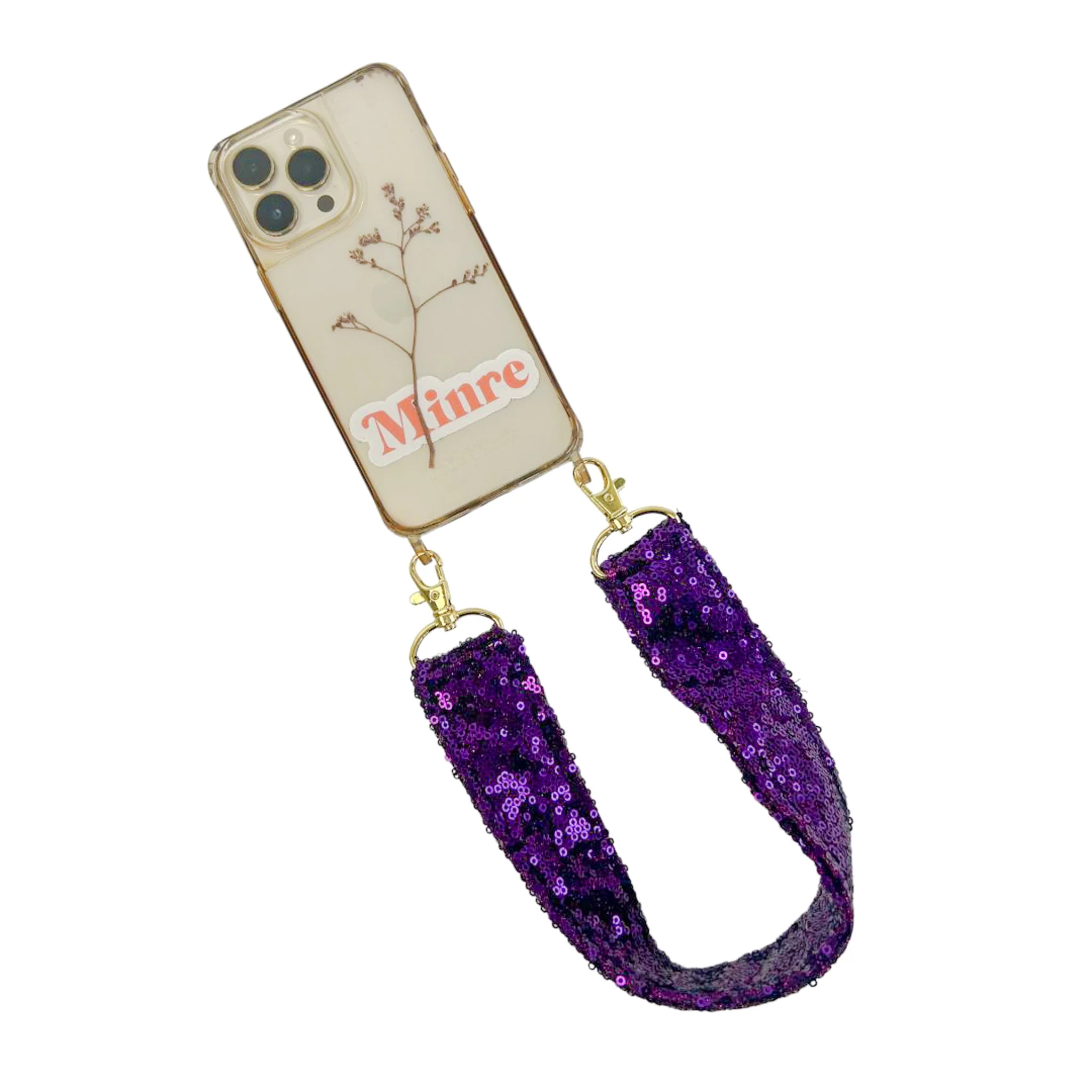 Sparkle Telefoonkoord Paars - Image 3