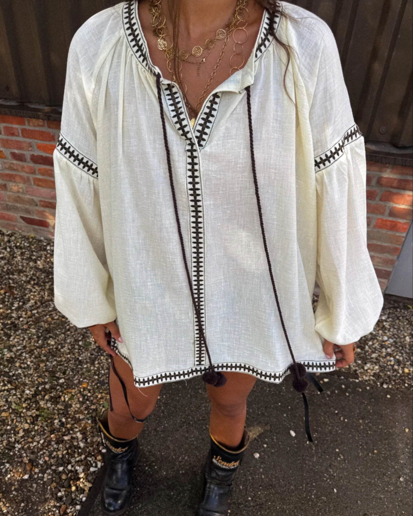 Spruce Blouse Creme - Image 4
