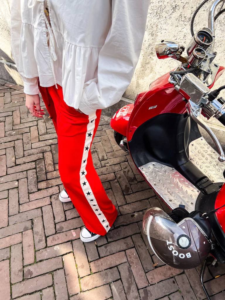 Star Joggings Pants Rood - Image 3