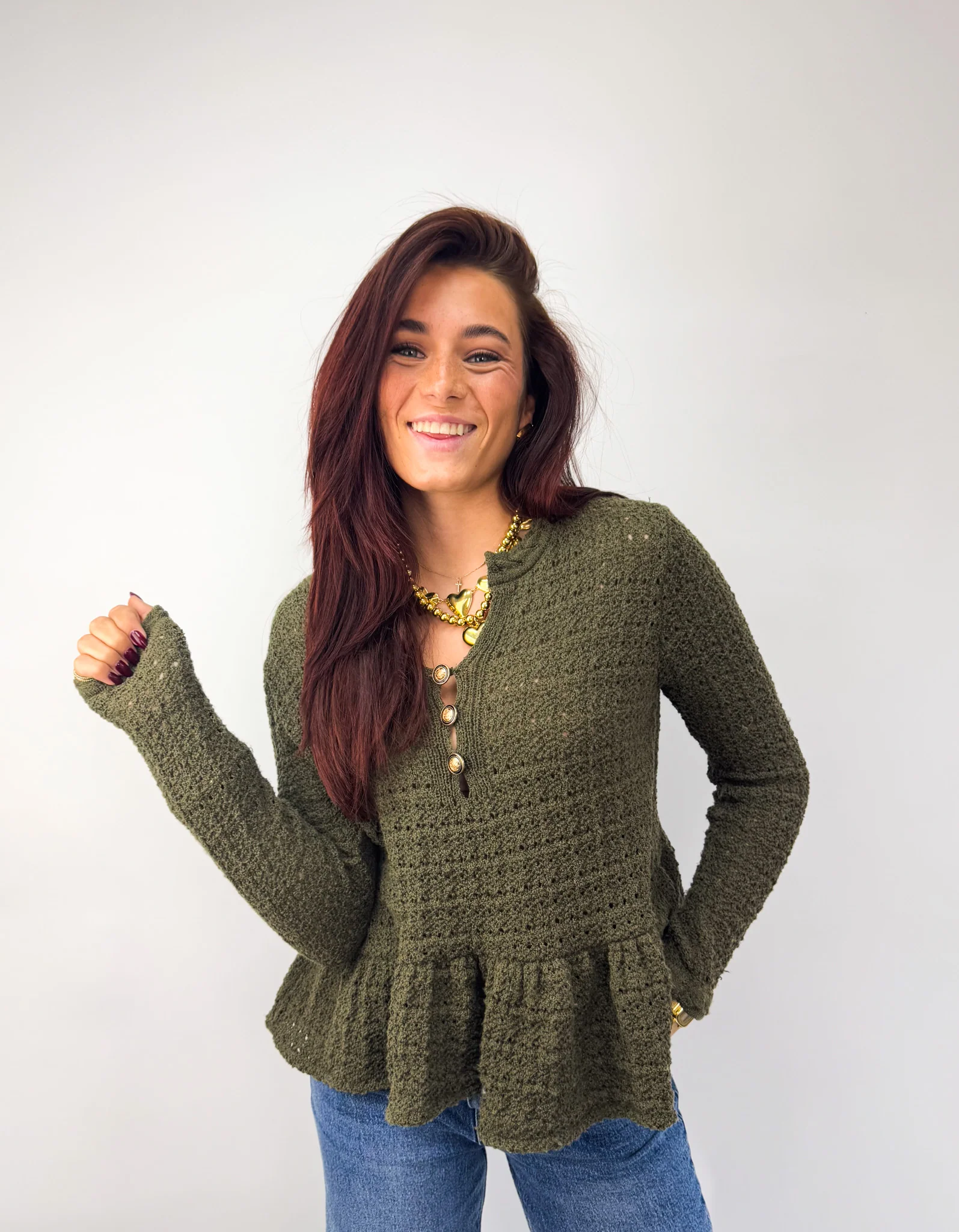 Stella Top Khaki - Image 2