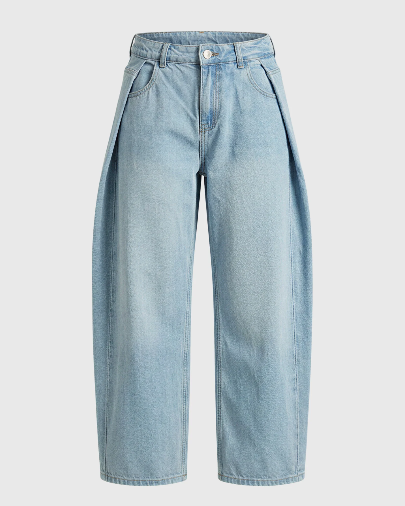 Streetline Wide Leg Jeans Blauw
