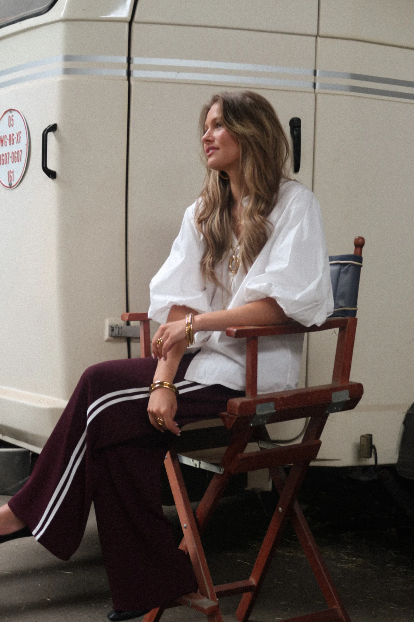 Striped Pants Bordeaux - Image 6