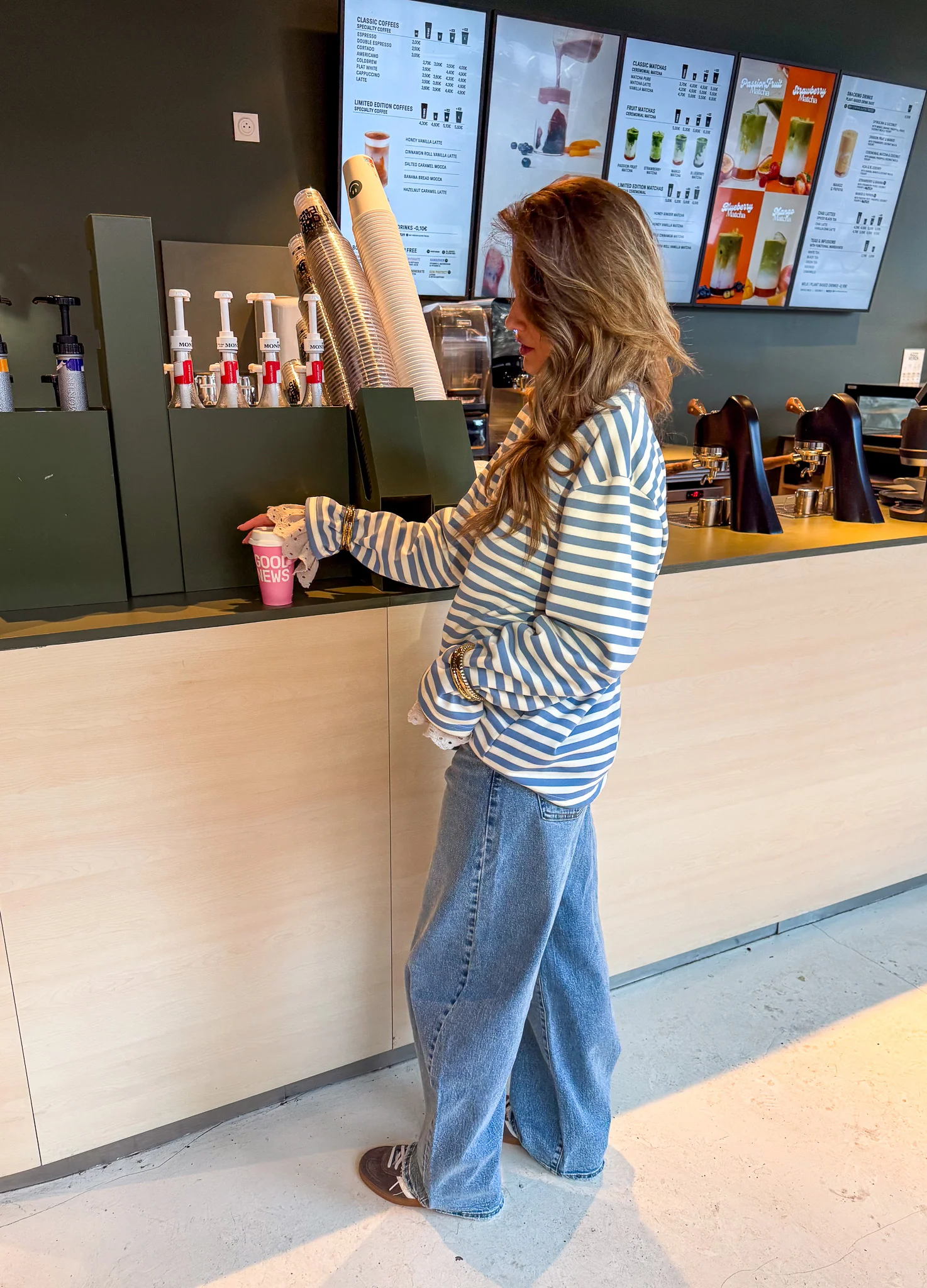 Stripes on Stripes Longsleeve Blauw - Image 5