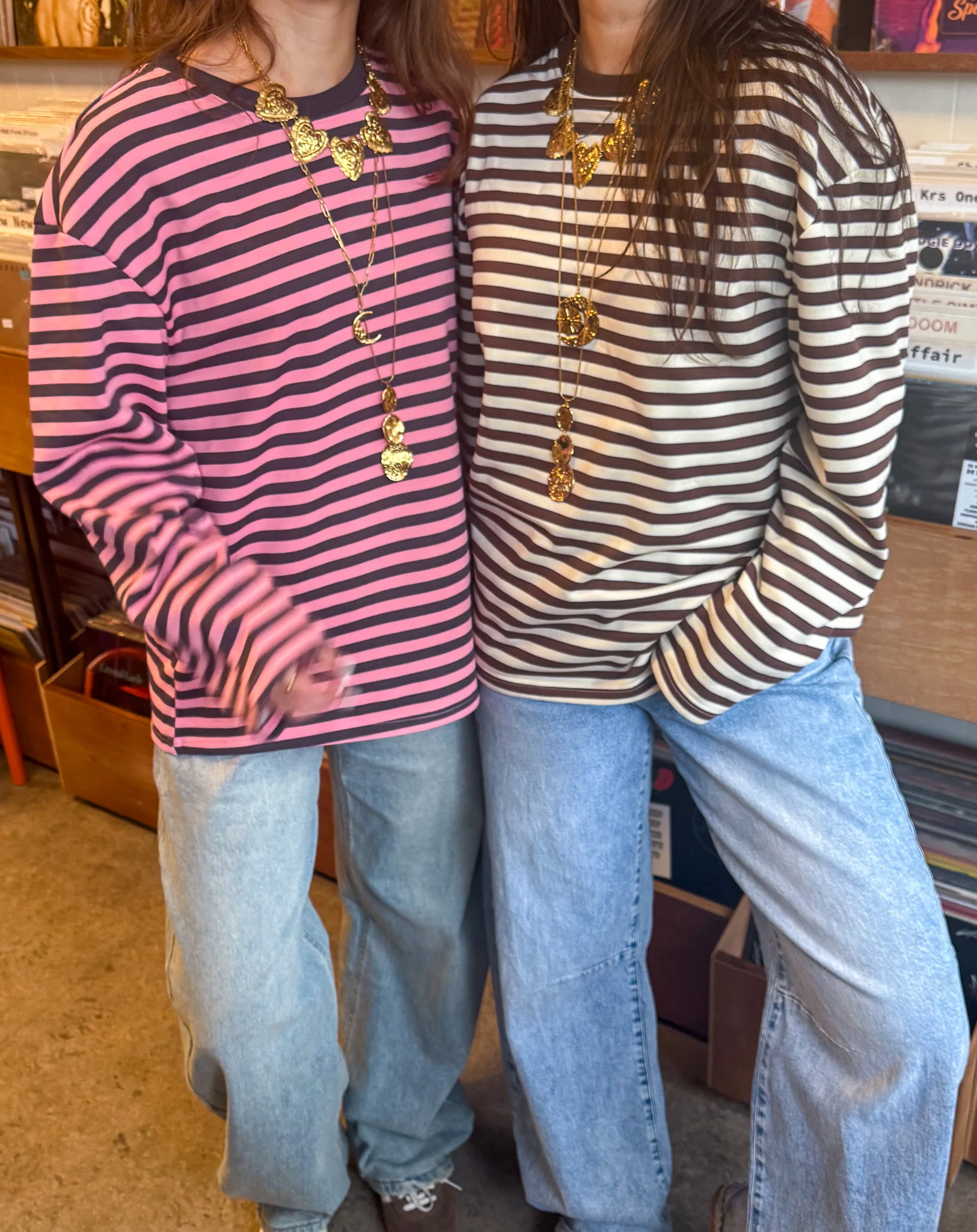 Stripes on Stripes Longsleeve Roze - Image 5