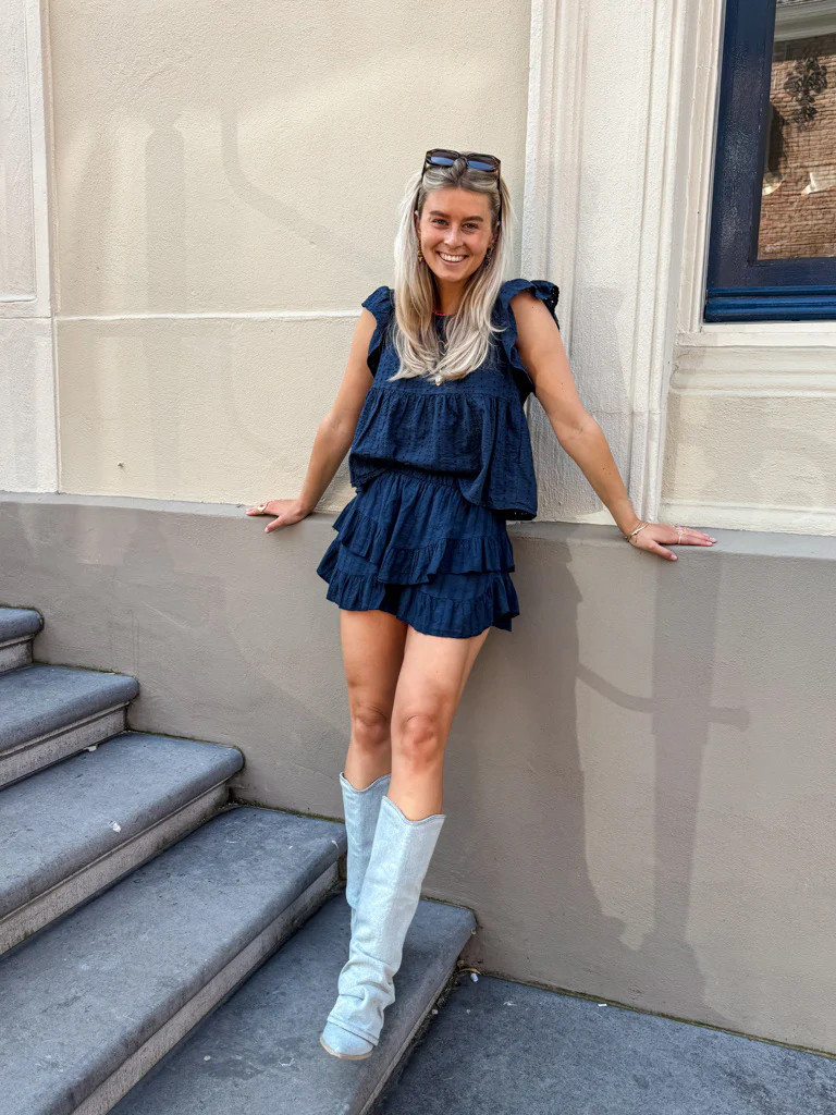 Sunkissed Skort Navy - Image 4