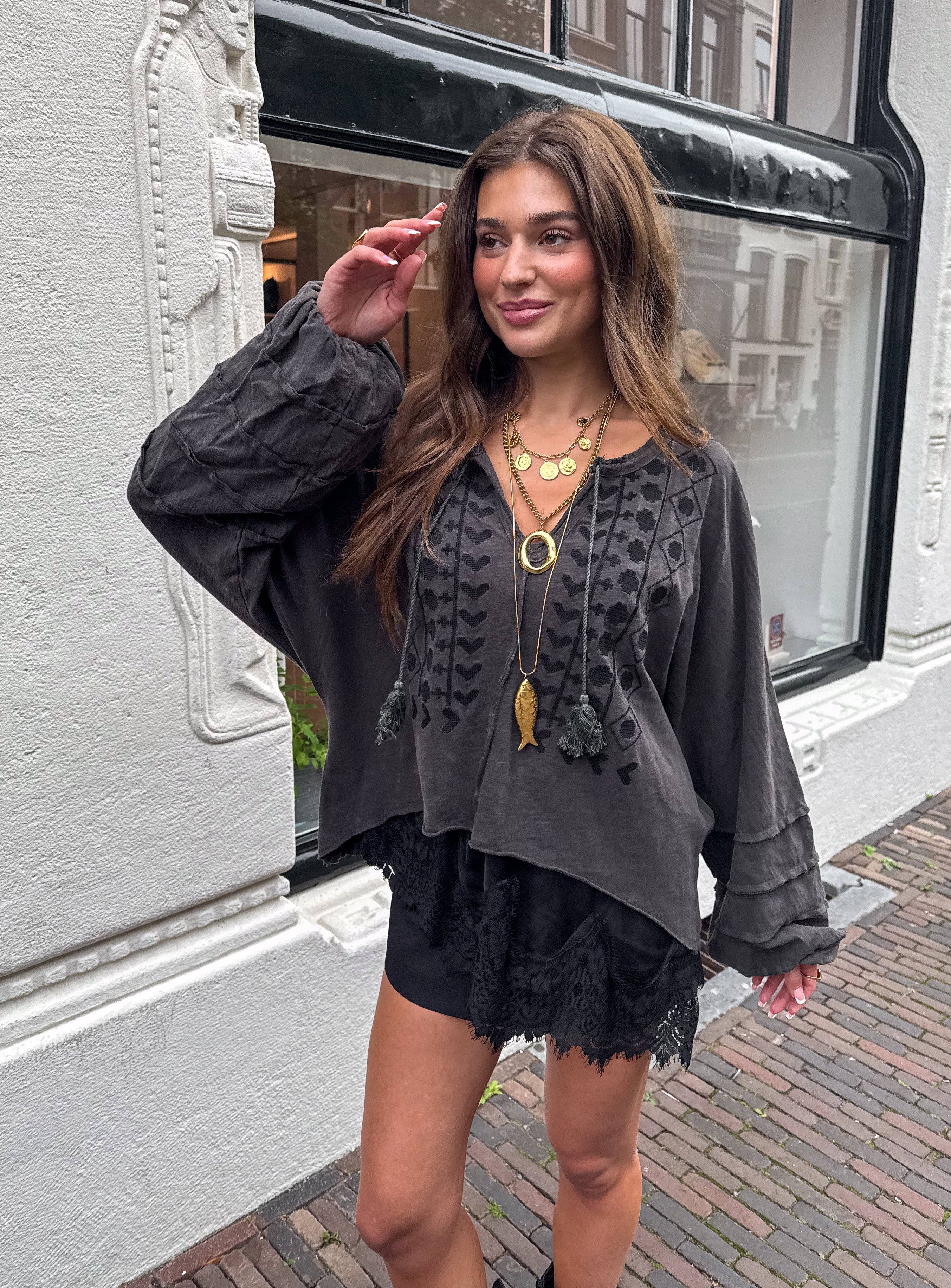 Timber Blouse Army Groen
