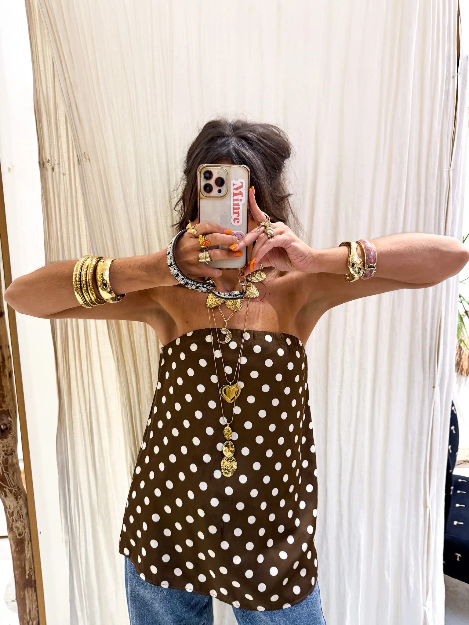 Triple Dots Ketting Goud - Image 6
