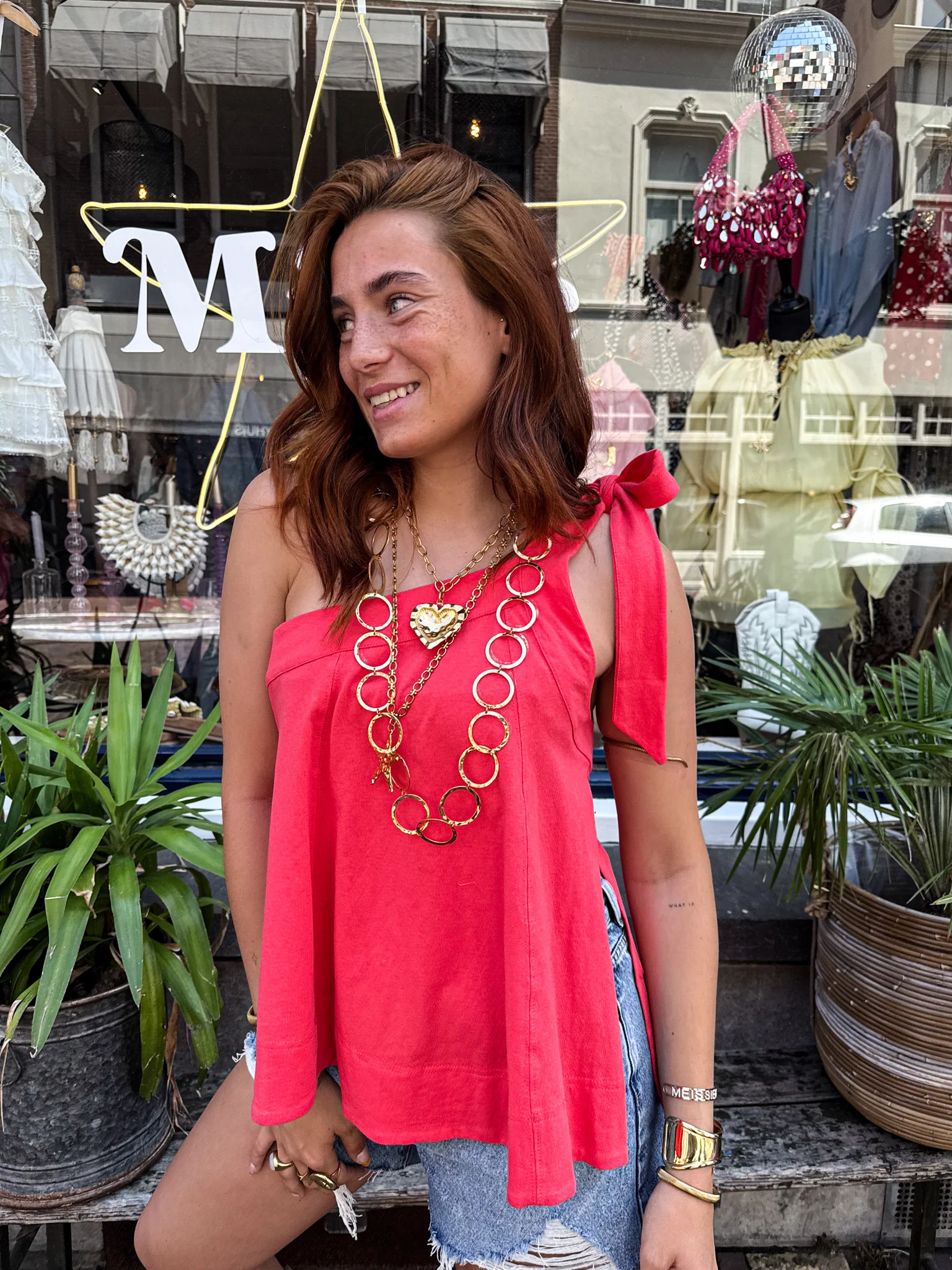 Venice Halter Top Koraal - Image 4