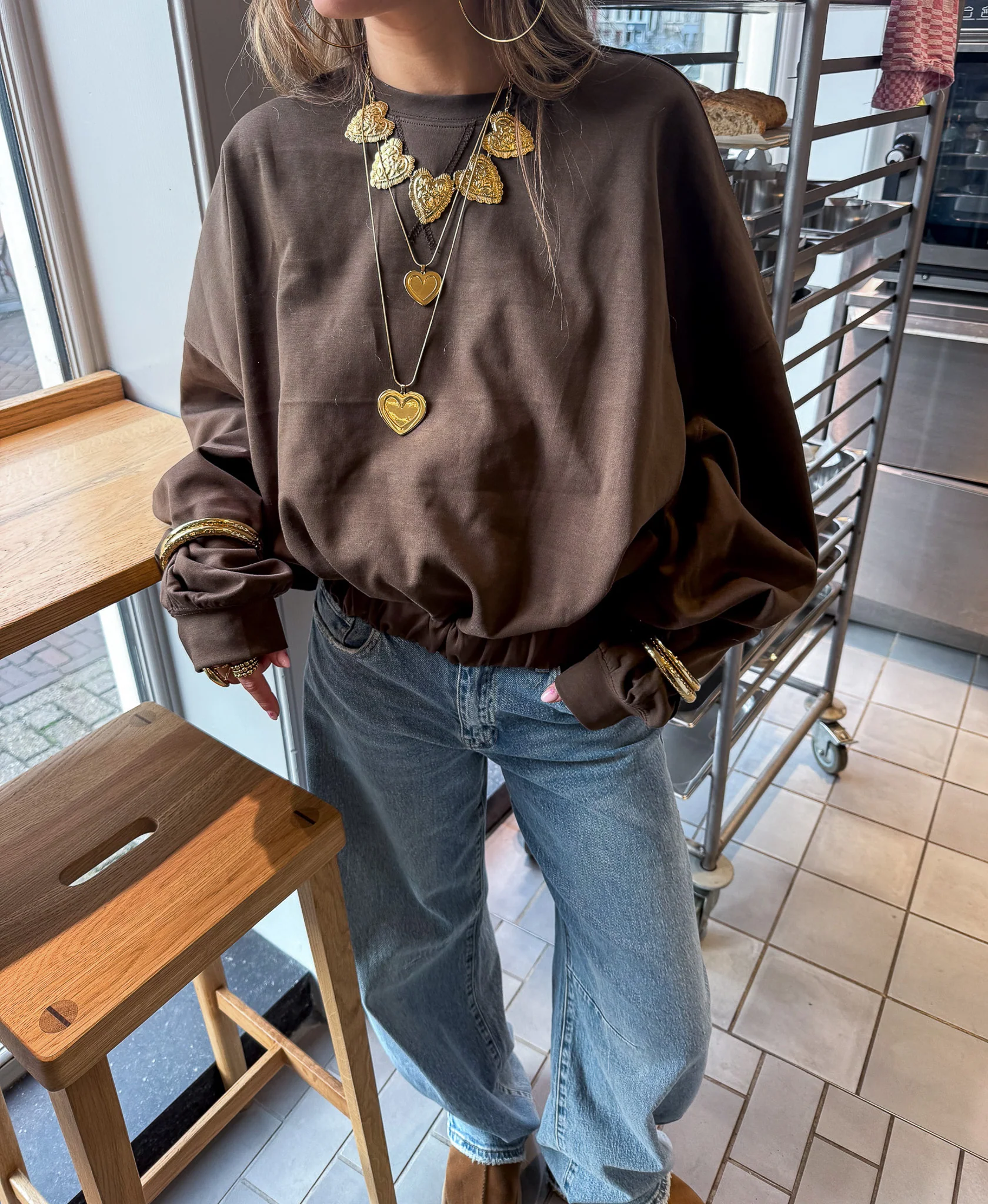 Yrsa Sweater Bruin - Image 6